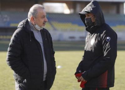 درویش: مسائل را برای آسایش گل محمدی مرتفع می کنیم، پنجره پرسپولیس دوشنبه باز می گردد