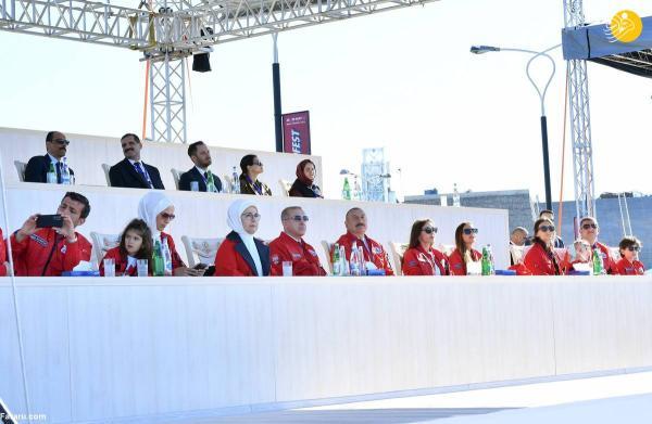 اردوغان و علی اف با خانواده در تکنوفست اردوغان و علی اف با خانواده در تکنوفست