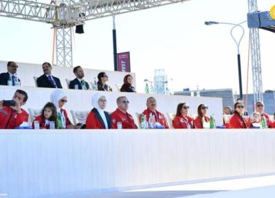 اردوغان و علی اف با خانواده در تکنوفست